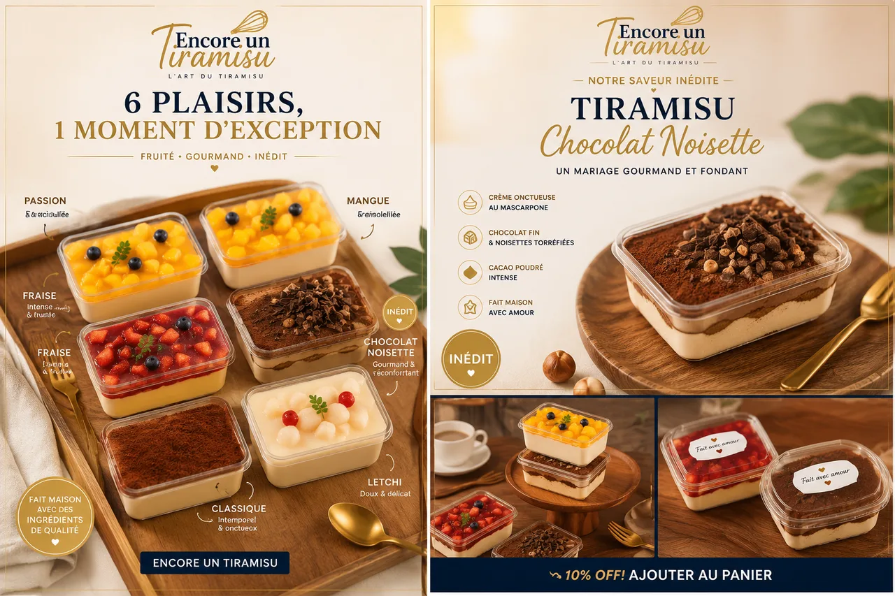 6 plaisirs gourmands