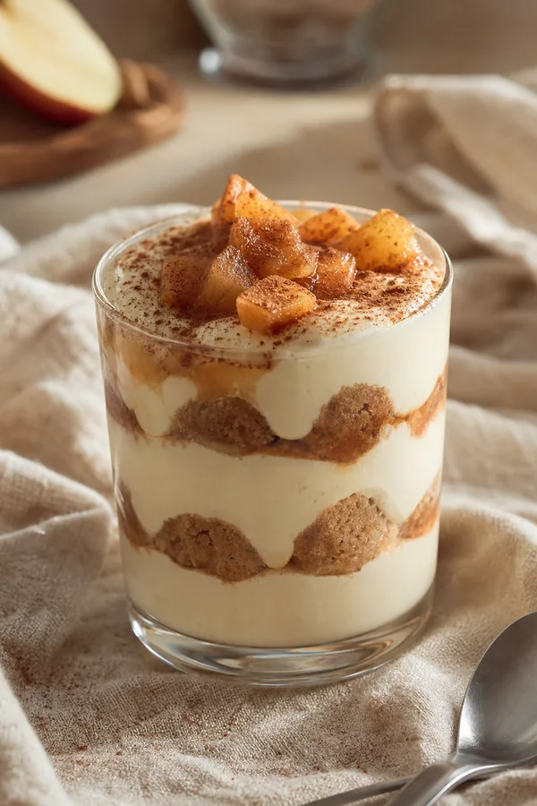Verrine pomme cannelle